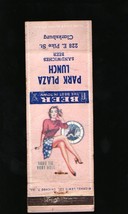 Vintage Matchbook Girlie Port Hole Park Plaza Lunch Clarksburg, WV - £4.98 GBP