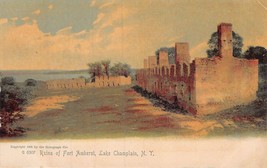 Lake Champlain New York Ny~Ruins Of Fort AMHERST~1900s Rotograph Photo Postcard - £10.73 GBP
