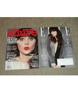 2 issue lot Elle 2014 &amp; Allure 2012 Zooey Deschanel; Women In TV; Jablon... - $22.99