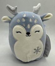 Squishmallows Christmas Holiday Farryn the Reindeer 5&quot; Plush NWT - $15.83
