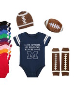 Michigan  Wolverines Watching With Daddy Onesie Set - $418.15 MXN+