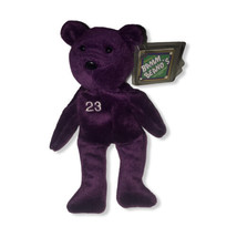 Salvinos Bamm Beanos David Justice #23 Purple Beanie Bear 1998 - £6.38 GBP