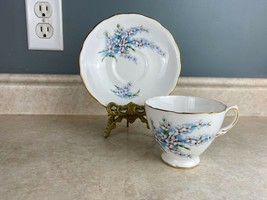 Royal Osborne #8203 Shrub Flower Bloom Fine Bone China Tea Cup And Sauce... - $14.74