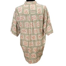 Vintage Cooke Street Honolulu Hawaiian Shirt Reverse Print Aloha Size Large - £21.93 GBP