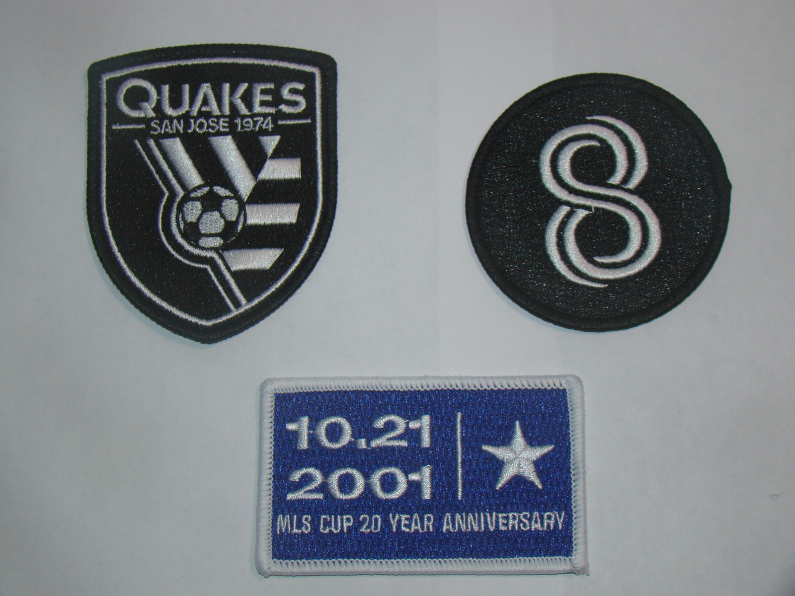 Primary image for SAN JOSE EARTHQUAKES - (3) PATCH Lot (Soccer)