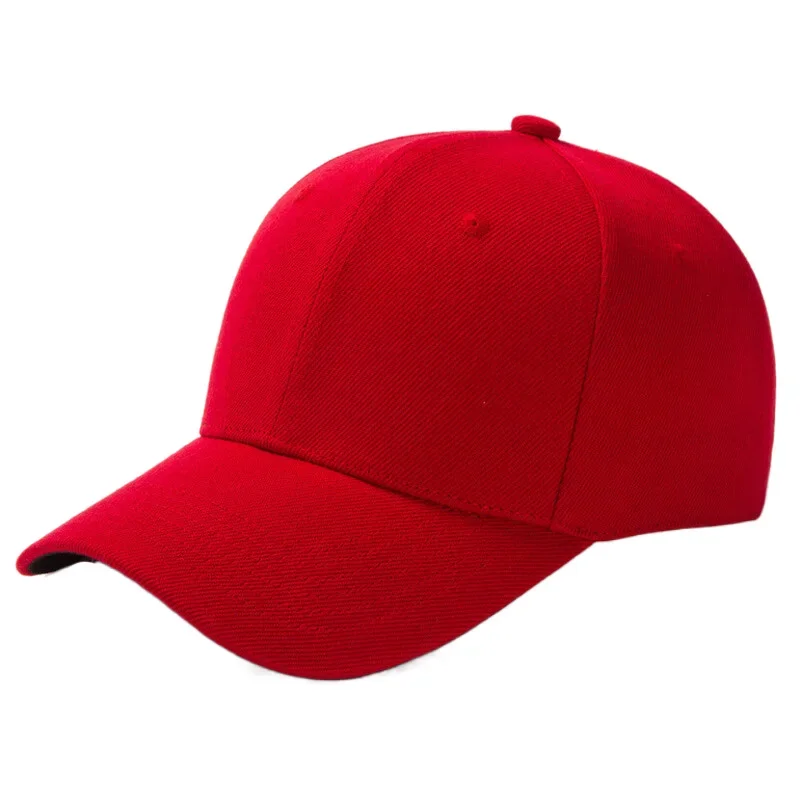 Twill Solid Baseball Cap 6 Panel Men Caps Daily Womens Summer Hat Curved... - £10.58 GBP+