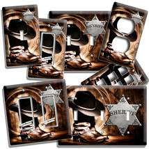 Western Country Cowboy Boots Hat Lasso Sheriff Star Light Switch Outlet W Plates - $17.99+