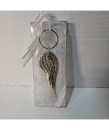 Serenity By Seasons Of Cannon Falls Angel Wing Key Ring Rutg Gordon Quote - $12.95 CAD