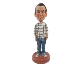 Custom Bobblehead Cool Male In Daily Casuals - Leisure &amp; Casual Casual Males Per - £71.05 GBP