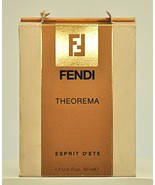 Fendi Theorema Esprit d&#39;Ete 50ml 1.7 Fl. Oz. Spray Perfume Woman Vintage... - £238.98 GBP