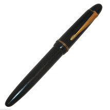 Rare Vintage Pen Bakelite Barrel &amp; Cap Brass Clip &amp; Trim Papyrus Bgr 1950s Nos - £23.70 GBP
