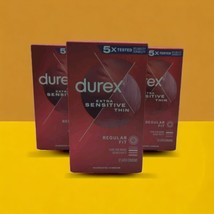 3x Durex Extra Sensitive Thin Latex Condoms Regular Fit 36 In Total EXP 8/26 - $17.68