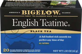 Bigelow, English Time Tea (Caffeinated), 20 Count - $17.88