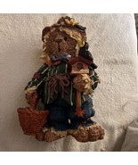 10” Teddy Bear Scarecrow