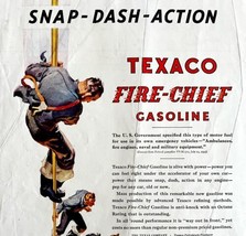 Texaco Fire Chief Gasoline 1932 Advertisement Lithograph Gas And Oil DWCC5 - $49.99