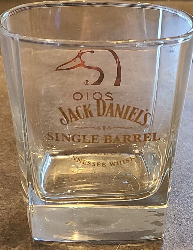 Jack Daniels Single Barrel Select Whiskey Ducks Unlimited 2010 Weighted Glass - £10.94 GBP