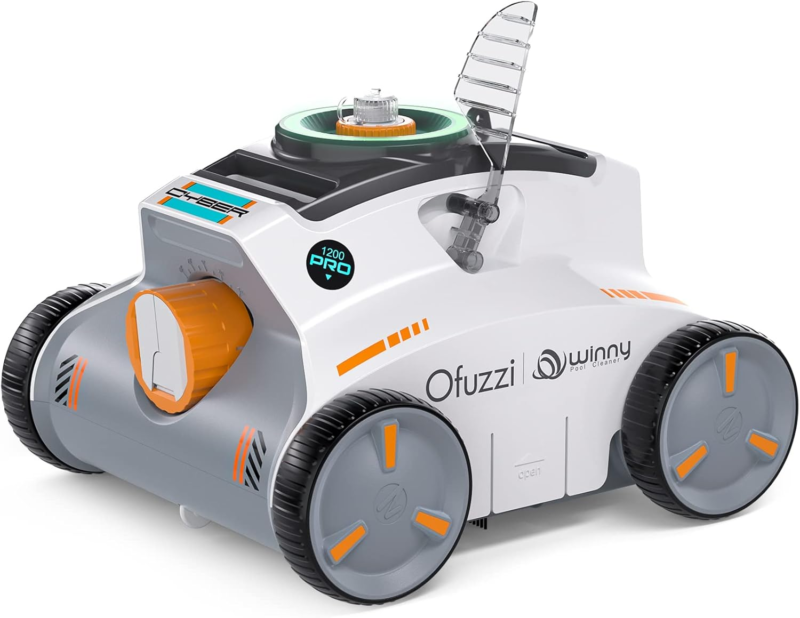 Cordless Robotic Pool Cleaner, Dual Navigation Path, Max.130 Mins Runtim... - $279.70