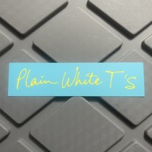 Plain White Ts Album Promotional Sticker 6 x 1.5 Inches Brand New 2006 - £4.16 GBP