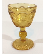 ST GENEVIEVE Amber WINE GLASS BARTLETT COLLINS - $9.09 CAD