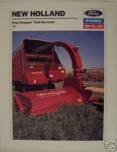 1989 New Holland 38 Crop Chopper Flail Harvester Brochure - $10.00