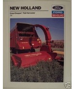 1989 New Holland 38 Crop Chopper Flail Harvester Brochure - £7.96 GBP
