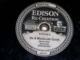 Huston Ray On A Woodland Glade 78 Rpm Phonograph Record Edison Label - £31.46 GBP