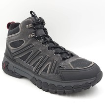 Bass Outdoor Men Hiking boots Peak Hiker 2 Mid US 8 Grey Suede Mesh - $82.17