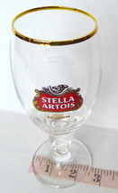 Stella Artois Chalice Belgium Beer Glass 15CL Gold Anno Bar Beer Stemware - £3.36 GBP