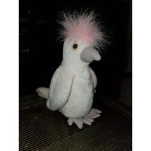 TY Beanie Baby KuKu White Cockatoo Bird Plush Toy with Pink Crest Collec... - $21.04 CAD