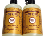 2 Pack Mrs. Meyer's Clean Day Apple Cider scented hand soap bottle 12.5oz - $25.99