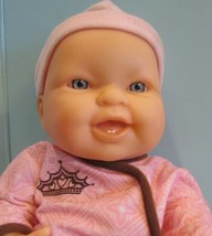 13&quot; vinyl dimpled chin smiling teeth loveable blue eyes  berenguer doll - £17.26 GBP
