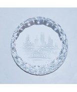 EXQUISITE HTF VINTAGE WATERFORD CRYSTAL CHICAGO SKYLINE ROUND DOME PAPER... - $163.34