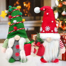 2Pc Christmas Gnomes Plush Decorations - Christmas Ornaments - Swedish T... - $39.73 CAD