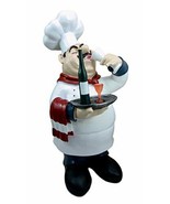 Master Chef Pierre Wine Tasting French Bistro Statue 14&quot;H Kitchen Decor ... - £29.89 GBP