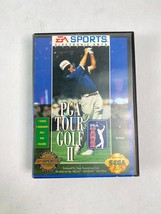 PGA Tour Golf II EA SPORTS SEGA Genesis 1992 Video Game COMPLETE - $9.95
