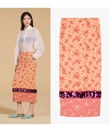 $139 ZARA SALE SS24 SEQUINNED JACQUARD SKIRT ORANGE LIMITED EDITION- S - $136.69 CAD