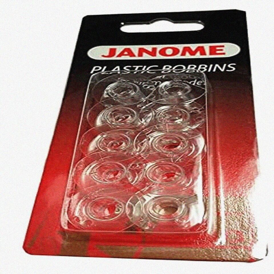 NecchiFit 10-Pack Plastic Bobbins - Perfect for All Necchi Sewing Machines