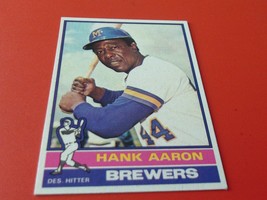  1976 Topps Hank Aaron Near Mint / Mint O... - £351.32 GBP