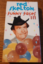 Vintage Red Skelton&#39;s Funny Faces 3 VHS - £3.73 GBP