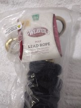 LEAD ROPE-Weaver Leather 35-2100-S1 10&#39; SB 225 Black Poly - $19.47