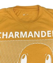 Charmander Pokémon Graphic T-Shirt Yellow/Orange Short Sleeve Adult Tee image 4