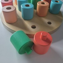 Lovevery Wooden Montessori Toy Educational Learning Pegs Colors Counting Sort - £13.76 GBP