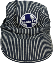 VTG Santa Fe Railroad Engineer Conductor Hat Union Made Texon Visor USA ... - $574.05 MXN