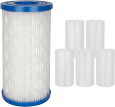5 Pack Pool Filter A or C or III Pool Filter Cartridge Replacement Compa... - $46.65