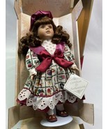The Collectors Choice Doll Series By Dan Dee Curly Haired Porcelain - £14.25 GBP