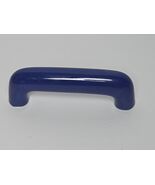NOS Vintage 3.75" Vivid Blue Arch Ceramic Porcelain Drawer Cabinet Pull ... - $11.88