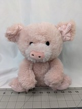 Spark Create Imagine Pink Pig Plush Rattle Corduroy Ears Feet 10 Inch Stuffed - £7.47 GBP