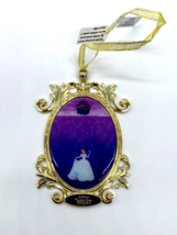 Disney Cruise Line Wish Ornament Cinderella DCL Purple Gold NWT 2022 - £46.65 GBP