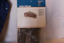 HO Scale Walthers, Wood Fencing Kit, Brown, #933-3521 BNOS - $30.00