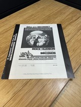 Seconds Press Book Kit Movie Poster 1966 Rock Hudson Salome Jens Will Ge... - $99.00